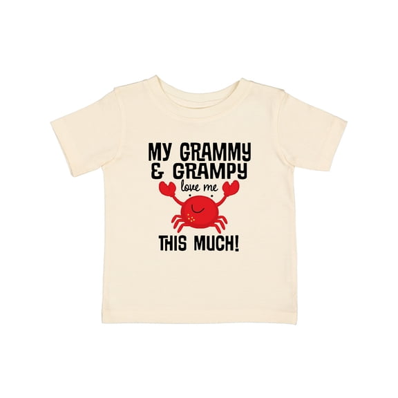 Inktastic My Grammy and Grampy Love Me Boys or Girls Baby T-Shirt