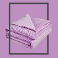 thumbnail image 2 of Manta para recién nacido Baño de viaje Cochecito Toalla de bebé Envoltura de invierno Suave Swaddling Transpirable Lavable Doble capas Ropa de cama Púrpura Inevent BA000367-01, 2 of 7