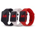 thumbnail image 3 of Men Women LED Digital Watch Year Month Date 24 Hour Display Square Kid Sports Wristwatch, 3 of 8