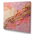 thumbnail image 2 of Designart "Pink And Gold Pottery In Minimalism" Abstract Spirals Canvas Prints, 2 of 7