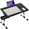 thumbnail image 1 of LT06 Pro Adjustable Laptop Table [Large Size], Portable Standing Bed Desk, Foldable Sofa Breakfast Tray,, 1 of 5