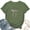 ArmyGreen, variant on Womens Bow Coquette T-Shirt,Cute Pink Aesthetic Graphic Tee, Trendy Oversized Casual Top, Clean Girl Style