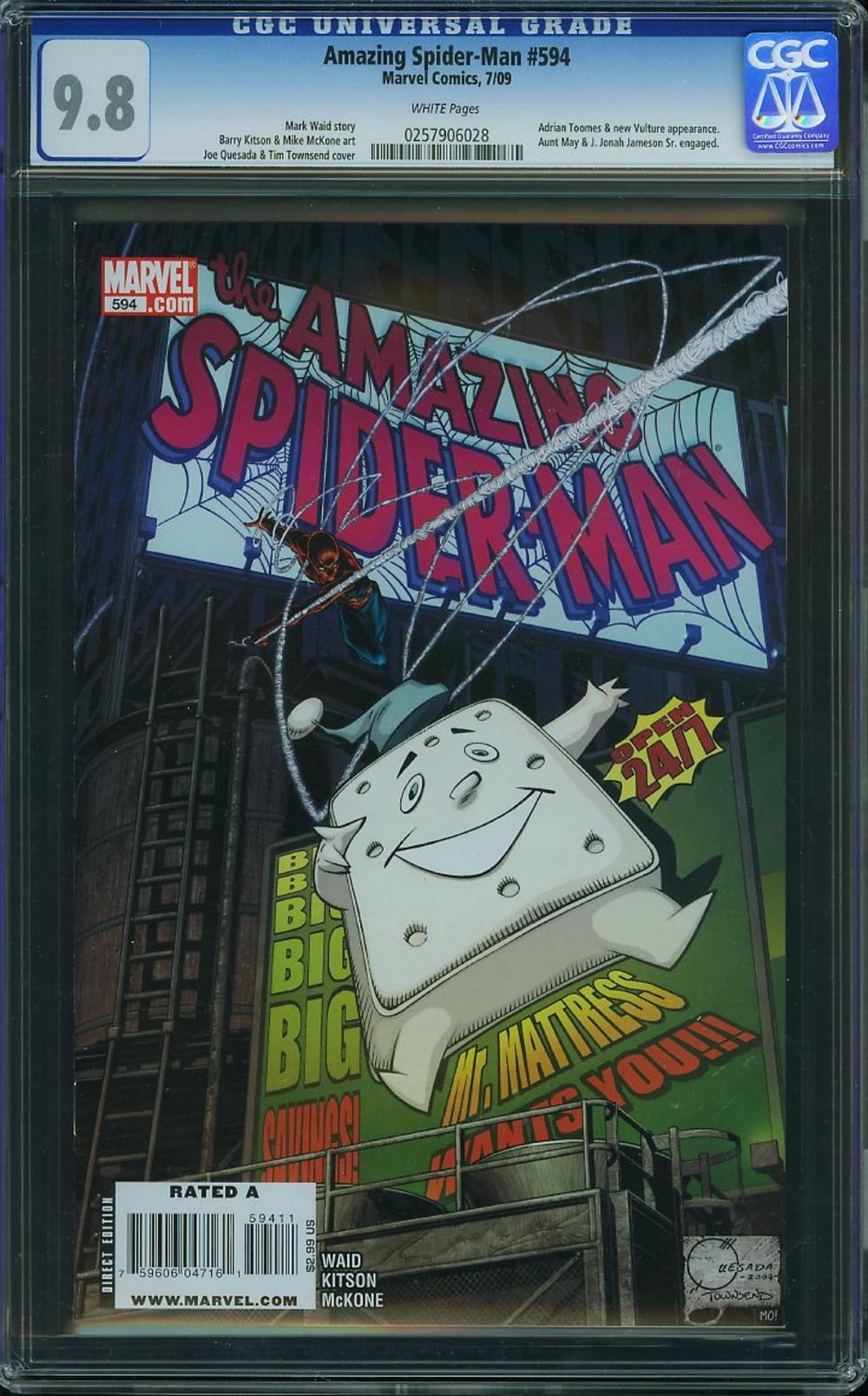 Cover of The Amazing Spider-Man #594