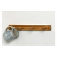 thumbnail image 2 of Spectrum 4-Peg Wall Mount Wood Rack for Entryway and Closet, White, 2 of 2
