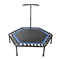 thumbnail image 2 of Hexagonal Adultos Niños Sala de fitness Gimnasio Trampolín de cuerda elástica profesional Herramienta de entretenimiento interior Soporte de carga 150 kg DS‑6680 Azul, 2 of 12