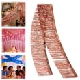 thumbnail image 4 of Fringe Garland Banner,9.84 Ft Wall Tinsel Foil Streamers,Tassel Garland Banner,Metallic Tinsel Streamers for Party Decorations Birthday Wedding Photo Wall Hanging Halloween Christmas Decor, 4 of 4