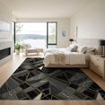 thumbnail image 3 of ODIKA Contemporary Marble Fragment Art Sleek Modern Geometric Abstract for Great Room, Indoor Open Concept, Large Living Low Profile Flatwoven, 3 of 7