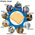 thumbnail image 3 of 10pcs Soft Yellow Practical Microfiber Cleaning Towels Car Table TV screen Desk Wash Clean Cloths 30cmx40cm, 3 of 9