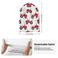 thumbnail image 2 of Picia Red Wheeled Tractors Pattern Knitted Beanie Hat for Men and Women , Unisex Winter Warm Stretchy Knit Cap Thick Fisherman Beanies Cuffed Plain Skull Caps, 2 of 6