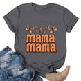 thumbnail image 5 of Busydd Womens T Shirts Fashion Holiday Mother's Day Graphic Tees for Women Casual Round Neck Short Sleeve Going Out Tee Top 2XL, 5 of 5