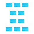 thumbnail image 1 of Sonducket Tarjetas de metal duraderas: se puede una muestra de agradecimiento y consideración de larga duración como un aniversario azul C9 10Conjunto, 1 of 6