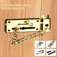 thumbnail image 7 of Durability 304 Stainless Steel Door Latches Chain Adjustable Security Lock, 7 of 7
