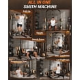 thumbnail image 3 of GARVEE Smith Machine with Cable Machine,LAT Pulldown,Pull-Up Bar,Low Row, Landmine & Safety Arms,1000lbs Capacity Power Cage for Full Body Training, 3 of 9