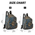 thumbnail image 3 of JIALIOU Mini Backpack Purse for Women Quilted Casual Daypack Small Travel Shoulder Bag, Star Line, 3 of 7