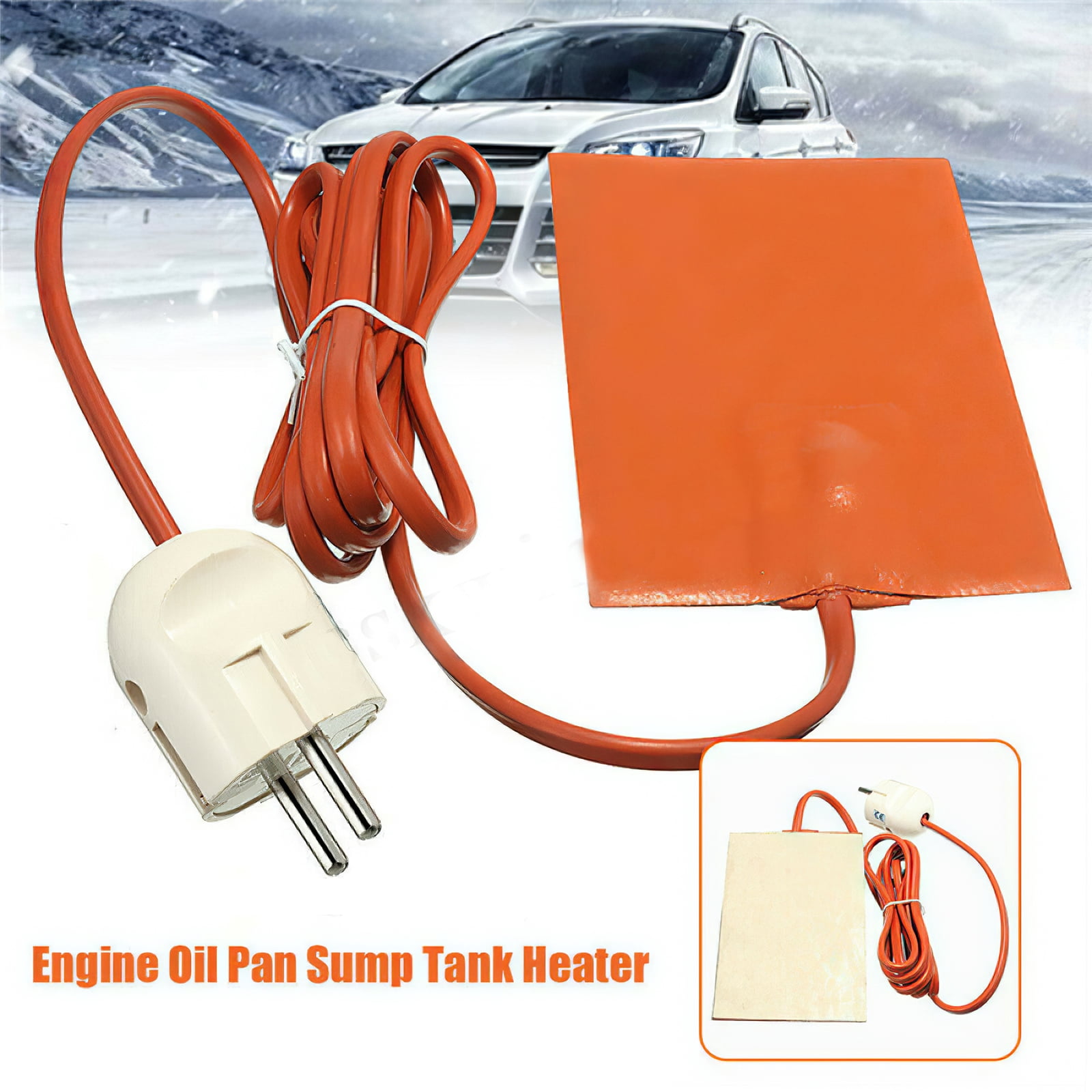 Car Heater Car Engine Block Heater Pad Portable Silicone 110V with US Plug  Universal Hot Pad for Car Battery - Walmart.com