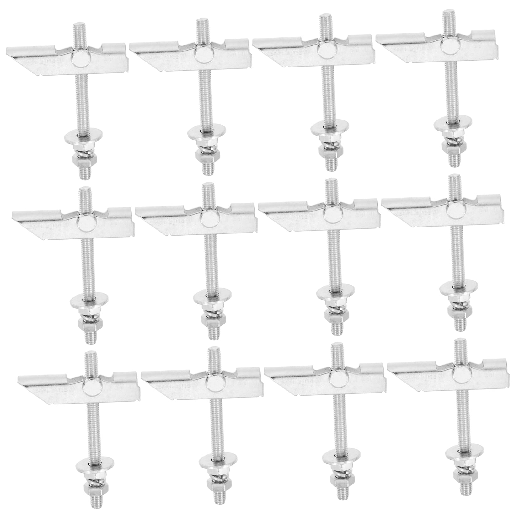 Masteelf WORGEOUS 12-Pack Heavy Duty Toggle Wing Drywall Anchors for Hanging Frames, Shelves, and Heavy Items Securely