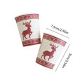 thumbnail image 3 of Btomtd Santa Claus Themed Party Disposable Cups 10 Count 9 oz, Christmas Paper Cups and Cutlery for Dinner Decor, All in One Holiday Hot Cups Tableware Collection, Cups, 3 of 7