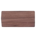 thumbnail image 1 of Wood Ring Holder, 2 Slots Hand Polished Exquisite Design Wood Ring Box Walnut  For Jewelry, 1 of 8