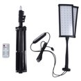 thumbnail image 1 of Luz LED para cultivo de plantas, lámpara de plantas regulable por USB, función de temporizador de espectro completo con trípode y control remoto para jardín e invernadero, 1 of 8