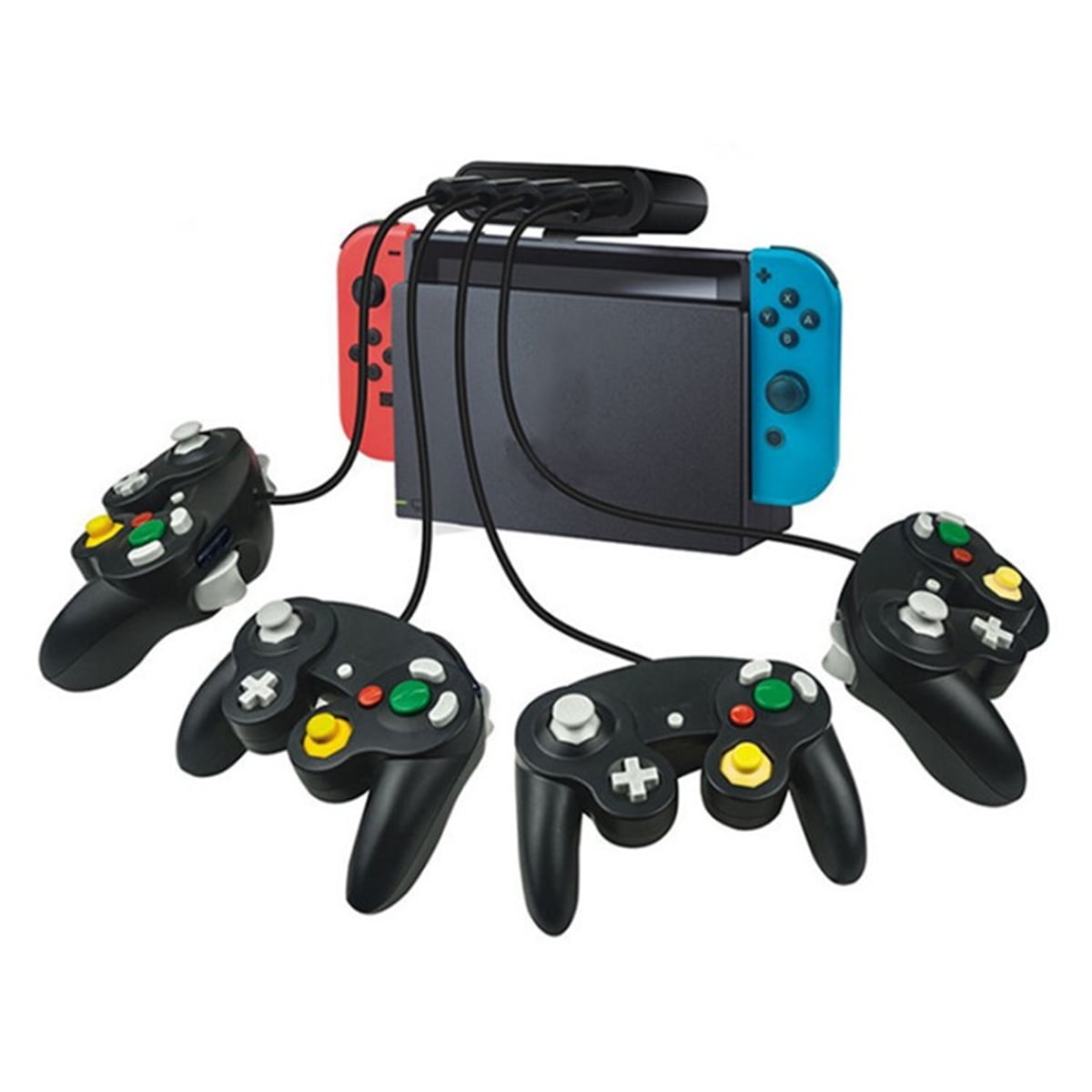 Gemengd Kritisch temperen Shileyi Gamepad Converter For Wii U Pc 3-In-1 4-Port Controller Converter  Adapter For Nintendo Switch / Wii U/Pc - Walmart.com