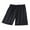 Black, variant on zeranth Men Shorts Solid Color Loose Elastic Waist Colorfast Students Shorts for Daily Wear