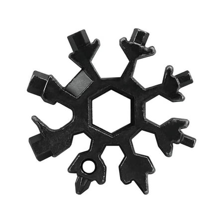 Freeman P18N1ST 2-Piece 18-In-1 Snowflake Multi-Tool Keychain Set