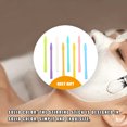 thumbnail image 5 of Face Mud Stirring Stick Cosmetics Make Tools Makeup Rods Solid Color Modulation Accessory Making Mixer DIY Silicone Mixing Rod Green, 5 of 5