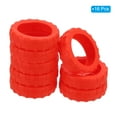 thumbnail image 3 of Unique Bargains Housse de Roues de Valise, 16 Pcs Housses de Protection Silencieuses pour Roues de Valise pour Ensembles de Bagages à Roues Pivotantes, Rouge, 3 of 7