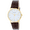 Brown, variant on Bulova Men's Classic Dress Watch with Leather Strap