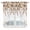 Burnt Orange, variant on Swag Valance Curtains for Windows, Orange Brown Eucalyptus Light Filtering Kitchen Curtains with Rod Pocket, Watercolor Spring Weeping Botanical Window Treatment Valances, 36x36 - 2 PCS