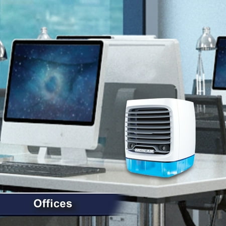 Arctic Air Chill Zone Evaporative Air Cooler, Portable Cooler with 4 Fan Speeds, LED Night Light