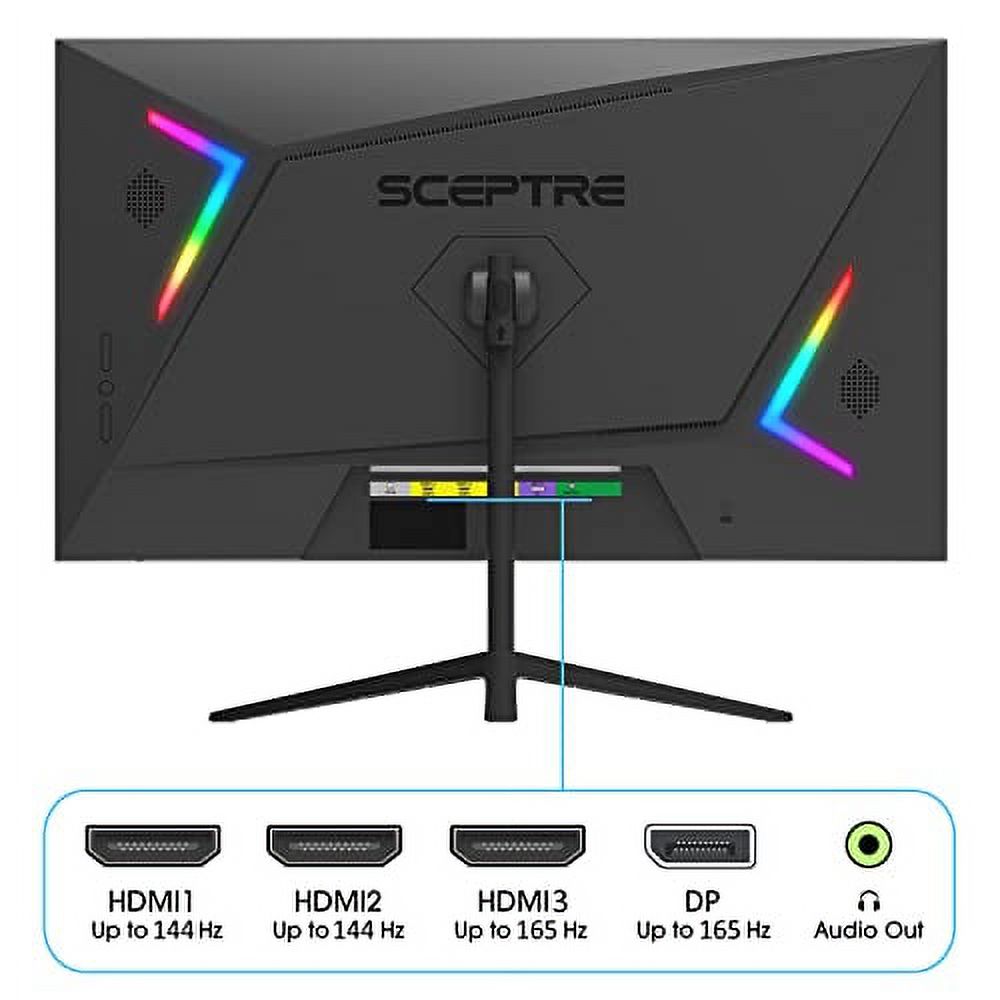 Sceptre 25" 1920 x 1080p Gaming Monitor, Machine Black, E255B-FWD168
