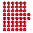 thumbnail image 1 of Lot de 50 Bouchons de Scellant Rouge - Latex de Haute Qualité pour Calfeutrage et Tubes de Colle, 1 of 6