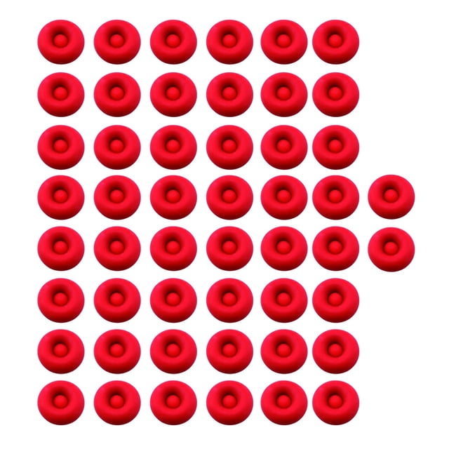 Lot de 50 Bouchons de Scellant Rouge - Latex de Haute Qualité pour Calfeutrage et Tubes de Colle