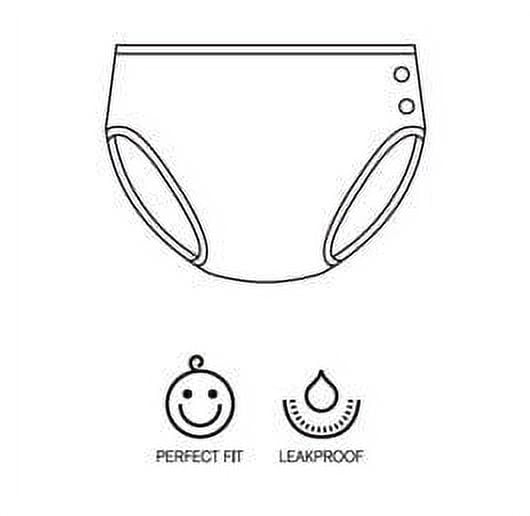 ImseVimse Reusable Swim Diaper Leakproof Cloth Swim Pant for Baby and Toddler Boys Black Banana, L 12-18M 20-26 lbs