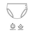 thumbnail image 2 of ImseVimse Eco Friendly Reusable Swim Diaper Made of Organic Cloth Sized for Infant to Toddler Boys (Black Banana, XL 18-24M, 2T (24-31 lbs)) XL 18-24M, 2T (24-31 Pound) Black Banana, 2 of 5