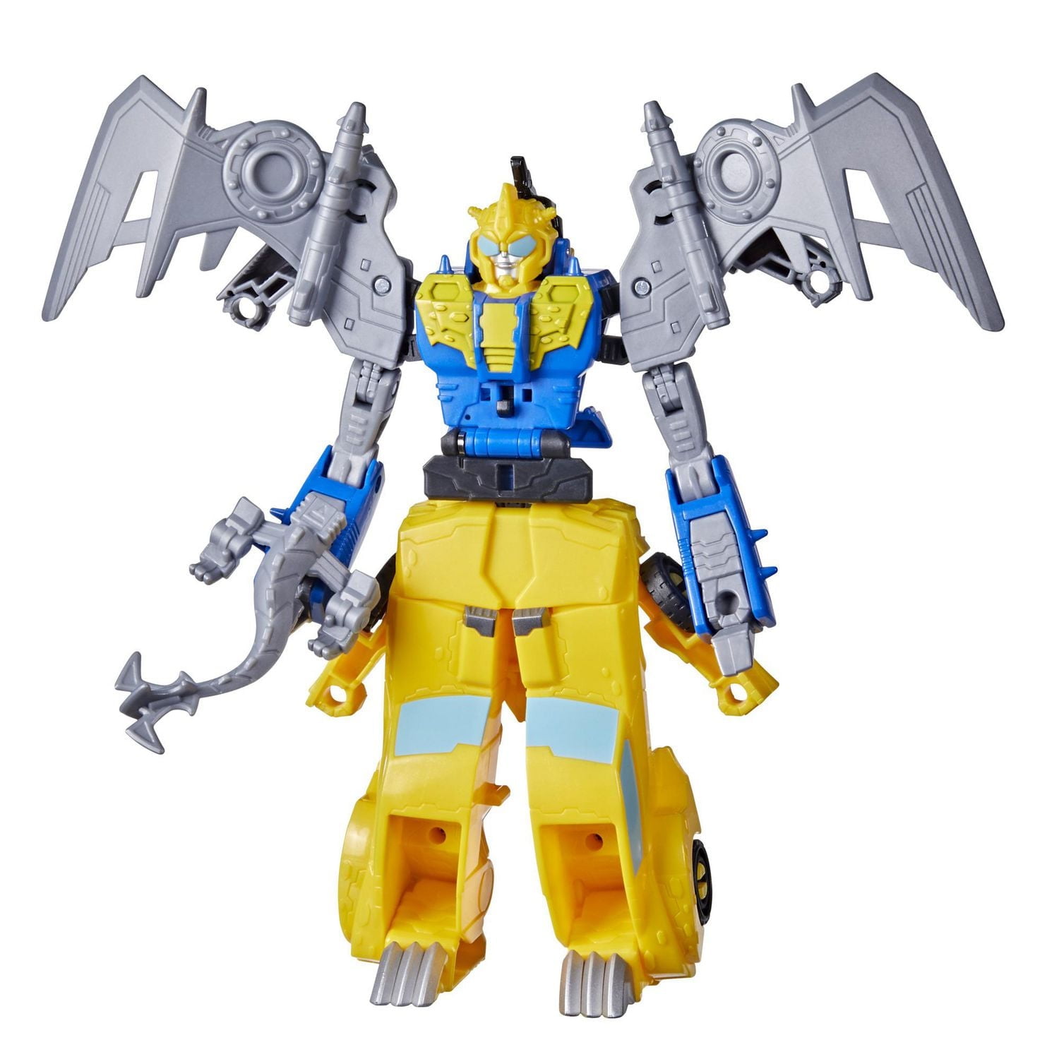 Transformers Bumblebee Cyberverse Adventures Dinobots Unite, pack de 2 figurines Dino Combiners Bumbleswoop, à partir de 6 ans, 11 cm