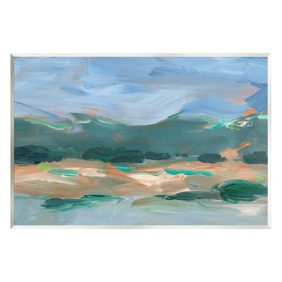 Abstract Landscape Blue Sky Scenery Landscape Painting Unframed Art Print Wall Art