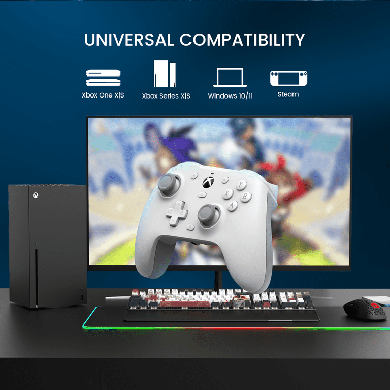 GameSir G7 HE Wired Xbox Controller, White, Hall Effect Joysticks