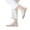 Light Ashy, variant on Women 2 Pairs Sling Liner Socks Low Cut No Show Half Socks Slingback Invisible Non Slip Heel Liner Toe Topper Sock for Heels Flats Pumps Shoes Comfortable Breathable Footwear, Light Ashy