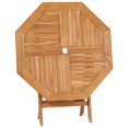 thumbnail image 4 of vidaXL 5 Piece Garden Dining Set Solid Teak Wood, 4 of 11