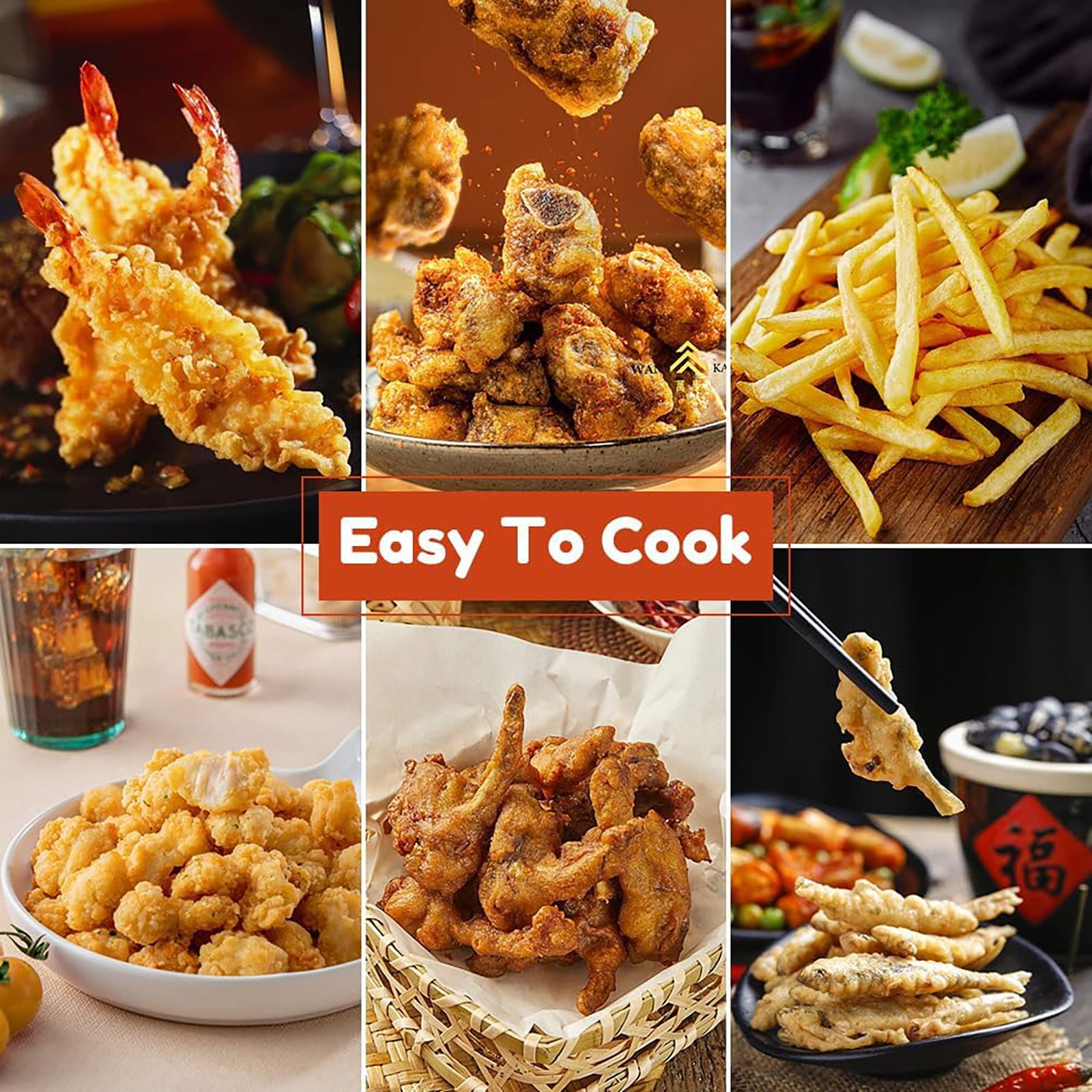 Cooking Utensils Clearance! One Piece Stainless Steel Frying Pan Stainless Deep Fryer New Japanese Deep Fryer Pot Stainless Deep Frying Pan with Lid Temperature & Oil Drip Drainer Filter Rack For