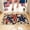 Multicolor#21742, variant on Lisbinx Independence Day Flag Floor Mat 60 x 40 cm Polyester Patio Door Rug with Skidproof Backing, Crystal Velvet Feel, Machine Washable, Multicolor