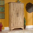 thumbnail image 1 of Pemberly Row Armoire de Rangement en Châtaignier Antigua, 1 of 3