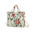 thumbnail image 7 of FORMRS Womens Corduroy Tote Bag Crossbody Shoulder Handbag with Pocket, Red Floral Pattern, 7 of 7