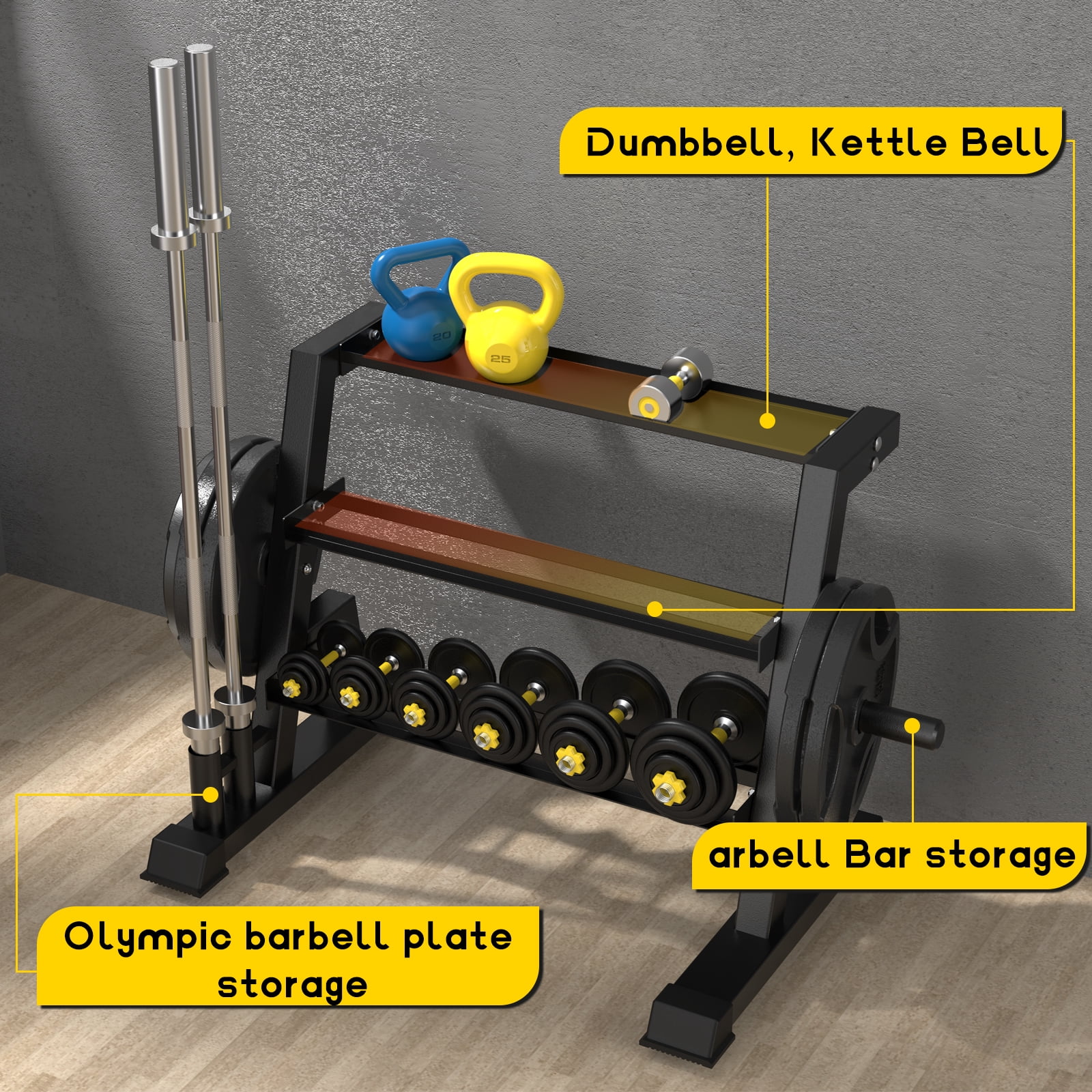 Lmdex Dumbbell Rack Dumbbell Weight Rack Heavy Duty, Home Gym Dumbbell Storage Stand Holder