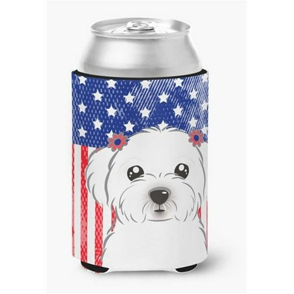 American Flag & Maltese Can or Bottle Hugger