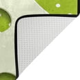 thumbnail image 5 of Dreamtimes Green Polka Dot Hearts Non-Slip Area Rug 72"x48", Sweet Valentines Day Soft Non Slip Washable Floor Mats for Indoor Front Porch,Living Room, Bedroom,Kitchen, 5 of 5