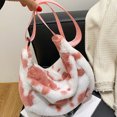 thumbnail image 4 of Hukapapa Bolso de hombro de moda para mujer Bolso de felpa esponjoso, 4 of 6
