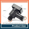 thumbnail image 7 of RV Vacuum Breaker Check Valve  for b&b Model 571 Check Valve,571--CHK-A Camper Trailer Flusher Check Valve Replace Leaking Vacuum Breaker on Black Tank System, 7 of 7